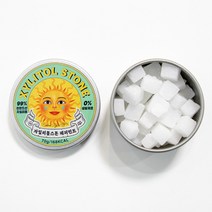 당일발송 자일리톨 스톤 페퍼민트 아기 무설탕 사탕 21가지 맛, 70g, 1개