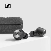 이어폰 헤드폰Sennheiser Momentum 소음 감소 방수 인이어 이어폰 스포츠 음악 고음질 블루투스 정품 2 2, 02 Black