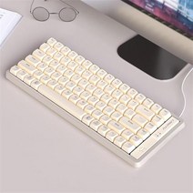 맥용키보드 맥북 호환 RYRA85 키 기계식 키보드 유선 레드 축 광학 핫 스왑 가능 스위치 컴퓨터 게임 맥 윈도우 E스포츠, [01] Olive, 한개옵션2, 한개옵션1