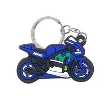 가와사키 닌자 250R H2R 250SL 야마하 FJR 1300 MT-125 MT125호완바이크 오토바이 악세사리 PVC 키 체인 링 펜던트, [10] J