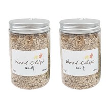 가정용 훈연기 몽글킹 메이플 훈연칩 우드칩, 단풍나무 280ml 2개