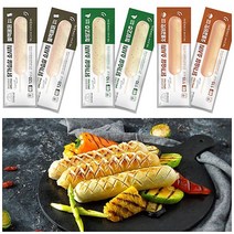 프리미엄 닭가슴살 소시지 닭고기 소세지 프랑크 블랙페퍼 청양 숯불갈비 10개 수비드 방식 100% 국내산 다이어트 후랑크 고급 콜라겐 케이싱 막대형, 숯불갈비맛 10팩