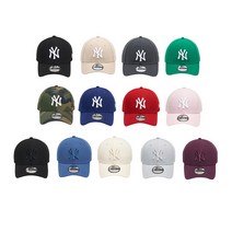 뉴에라 17종 택1 MLB 베이직 볼캡, 없음