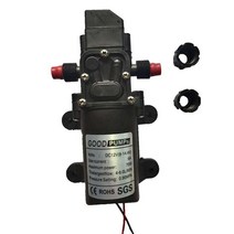 다이아프램 워터 펌프 물펌프 12v 70w, 12V70W3308플랫 더블스레드 스마트 펌프, 1개