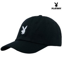 남자 여자 여름 볼 캡 야구 모자 플레이보이 골프 Rabbit Head 래빗헤드 볼캡 PBCP108 블랙 5000406873