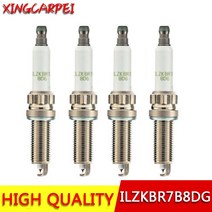 4pcs 이리듐 점화 플러그 ILZKBR7B8DG 95770 BMW CLS63 AMG 푸조 RCZ C3-XR C4 C5 쿠퍼 Paceman ILZKBR7B8DG-95770