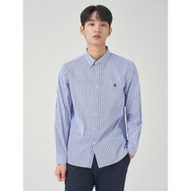 클래식 스트라이프 슬림핏 셔츠 - 블루 (BC3164C14P)
