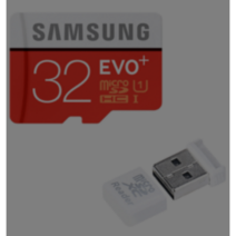 삼성전자 마이크로 SD카드 MB-MC32GA/KR + USB 전용리더기, 32GB