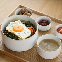 당신은 항상 옳음 한그릇음식 깊은 면기 4color 비빔밥 국산 도자기 스페인하숙 그릇, 비취