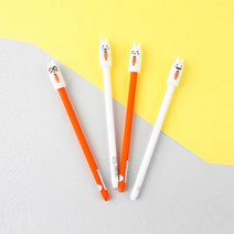 당근토끼 볼펜 1개 0.5MM 중성펜_젤펜 당근볼펜 토끼볼펜 젤펜 랜덤발송