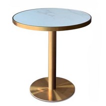 베란다 티테이블 야외 테라스 정원 탁자 홈카페 2인용, 직경 80 원형 테이블 B