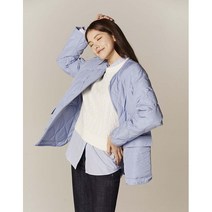 [지오다노] 373501 여 NEW 초경량 다운 어니언 퀼팅 미드렝스 자켓 05373501