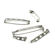 일자 브로치 뱃지 이름표 옷핀 데일리 만들기 부토니에 벳지 핀 바늘 걸쇠, B) 21mm