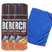 청소용품전문 RCR-450스티커클리너420ml+420ml+420ml 걸레40x40cm세트, 1개