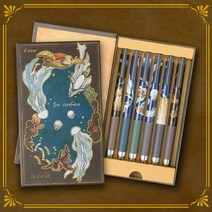 파이롯트 쥬스업 볼펜 리미티드 바다생물 0.4mm 6색, 상세페이지 참조