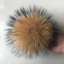 쁘띠목도리 밍크머플러 가을 raccoon fur pompon nature fur pom
