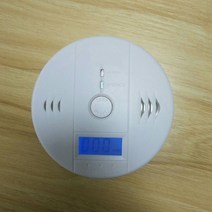 일산화탄소경보기 감지기 캠핑 보일러 c 홈 안전 lcd 디지털 화면 중독 연기 벌집 가스 센서 경고 경보, 없음
