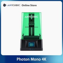 ANYCUBIC포톤 모노 X 6K 8K M3 프리미엄 3D 프린터 UV 레진 프린팅 워시 amp 큐어 머신 SLA LCD 3d 프린트, 체코+Photon Mono 4K