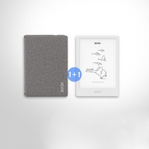 오닉스 북스 포크4S 6인치 이북리더기 2+16GB 정품 리모컨 포함 세트, POKE4S 2+16GB, 01-07 화아트 단품 + 그레이케이스+정품리모콘