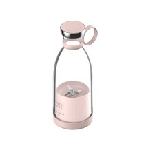 오렌지착즙기 쥬서기 착즙기추천 휴대용 과즙 기 미니 블렌더 usb 전기 주스 메이커 과일 믹서 추출기 식품 밀크 쉐이크 다기능 가정용, 분홍색, 에게