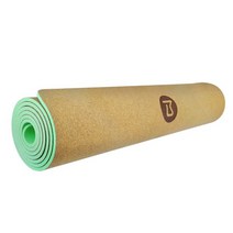 비핏 코르크 요가매트 6mm 크림민트, 단품