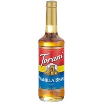 Torani 토라니 바닐라 빈 향 시럽 750ml, 4개