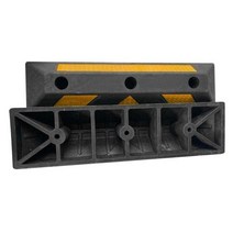 고임목 캐러밴 트럭 트레일러 지게차 자동차 휠 스토퍼 타이어 스톱 미끄럼 방지 스토퍼용 헤비 듀티 초크, 노란색