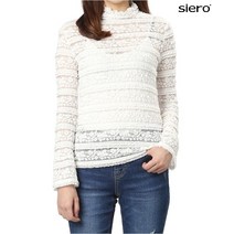 시에로네크 소매 러플 레이스셔츠SE2SHF0601507209
