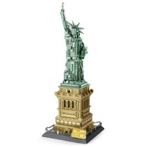 자유여신상 블럭 관광지 명소 조립 블럭 1577pcs