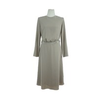 VERA WANG 허리리본 롱원피스 다크베이지 (여성 S)