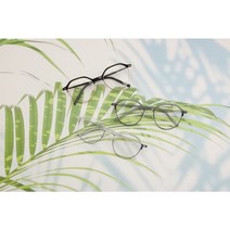 블루라이트차단안경 연예인하금테안경 가벼운 티타늄 메탈코패드 하금테