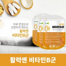 업무 학업 과로 스트레스 불규칙한 생활 에너지 체력 무기력감 무력감 힘들때 지칠때 회복 관리 에 좋은 먹는 생활 활력 수용성 비타민 B군, 3BOX(3개월분)