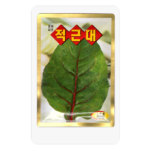 적근대씨 200립 근대씨 적근대 씨앗 대장 동원종묘