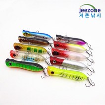 지존낚시 스틱베이트 80mm 611.4g 탑워터 플로팅 여름철 배스 쏘가리 루어낚시 용품 포퍼 미노우 미끼채비 트레블 훅 루어낚시용품, S07