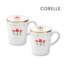 코렐 코디네이츠 금장머그 2P세트 루즈트리오, 선택02-루즈트리오(머그2P세트), 색상:코렐 코디네이츠 금장머그 2P세트 루즈트리오