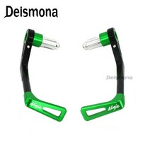Kawasaki Ninja 250 300 400 650 1000 Ninja400 오토바이 알루미늄 핸들 바 그립 가드 브레이크 클러치 레, 06 green