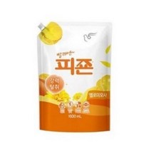 피죤 섬유유연제 옐로우미모사 리필, 1.2L, 2개
