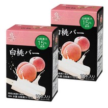 다이센 목장 복숭아 아이스바 2BOX 아이스크림 세트, 350ml