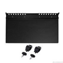 알루미늄 분리형 이젤 트레이 선반 교체 스케치 랙 스토리지 예술가 회화 도구 아트 용품 D5QC, Black