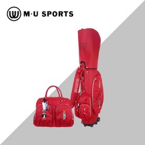 SD 엠유 캐디백세트 MUCB2105 골프백세트 레드, 색상 : 레드