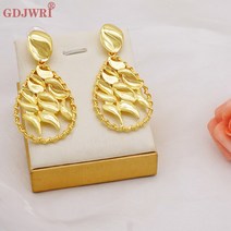 패션 라인 석 귀 스터드 귀걸이 꽃 라운드 여성을위한 독특한 드롭 Earings 매일 착용 보석