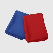 낫소 유소년 씨름 샅바세트 청홍 270cm x 45cm, 본상품선택