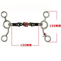 승마용품 승마복 승마안장말 스테인레스 스틸 입 승마 비트 승마 경마 장비 재갈 221, 말 스내플 125mm, 협력사