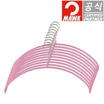 마와 이코노믹 옷걸이 40P, 핑크, 10개