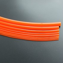 컨베이어 벹트 밴드 부품 소품 장비 5m 빨간색 부드러운 폴리 우레탄 벨트 pu 라운드, 7mm