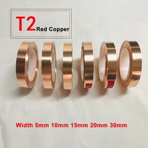 구리 호일 동박 1pcs 99.99% 순수 구리 호일 스트립 폭 5/10/20/30mm 고순도 T2 레드 좁은 롤 두꺼운 0.1 ~, 13 0.1mm x 30mm x 1M