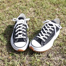 컨버스 런스타 하이크 로우 블랙 화이트 168816C