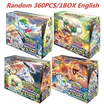60/324/360Pcs 포켓몬 영어 프랑스어 스페인어 TCG: 숨겨진 운명 Evolutions 부스터 소장 트레이딩 카드 게임 어린이 장난감, Brilliant Stars