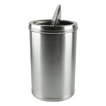 업소용 스텐 뱅뱅이 휴지통 3호 40L 회전식 쓰레기통, 3호(270x700) 40L, 1개