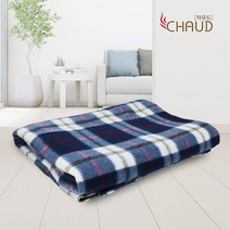차우드 CHAUD 댄디 발열 무릎 담요 블루 usb 차량 캠핑